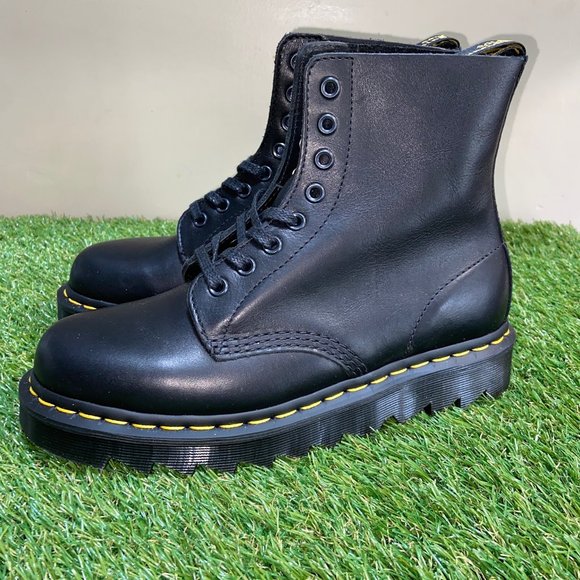 Dr. Doc Martens 1460 Pascal Ziggy Black Leather Combat Boots Men’s 7 | Women’s 8 main image 5